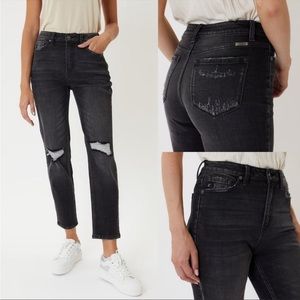 KanCan all right with me semi distressed moms jeans